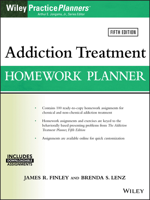 Cover image for Addiction Treatment Homework Planner